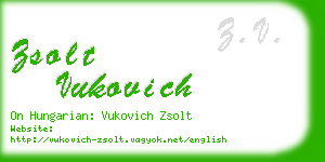 zsolt vukovich business card